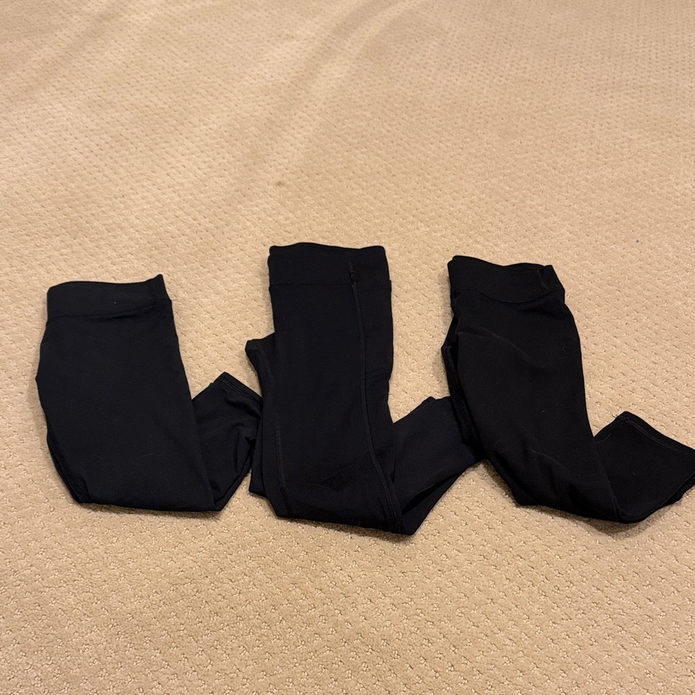 All In Motion, Black Leggings, Size S (6)